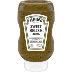 Heinz Easy Squeeze Sweet Relish Jar, 12.7 Fluid Ounce, 12 Per Case