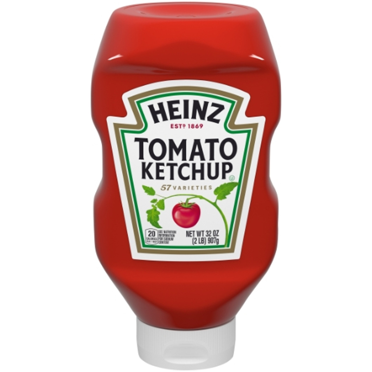 Heinz Squeeze Ketchup Bottle, 2 Pound, 12 Per Case
