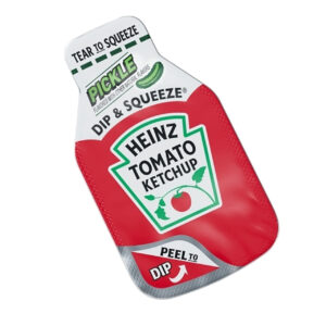 Heinz Pickle Ketchup Dip & Squeeze Packet Single Serve, 26 Gram, 500 Per Case
