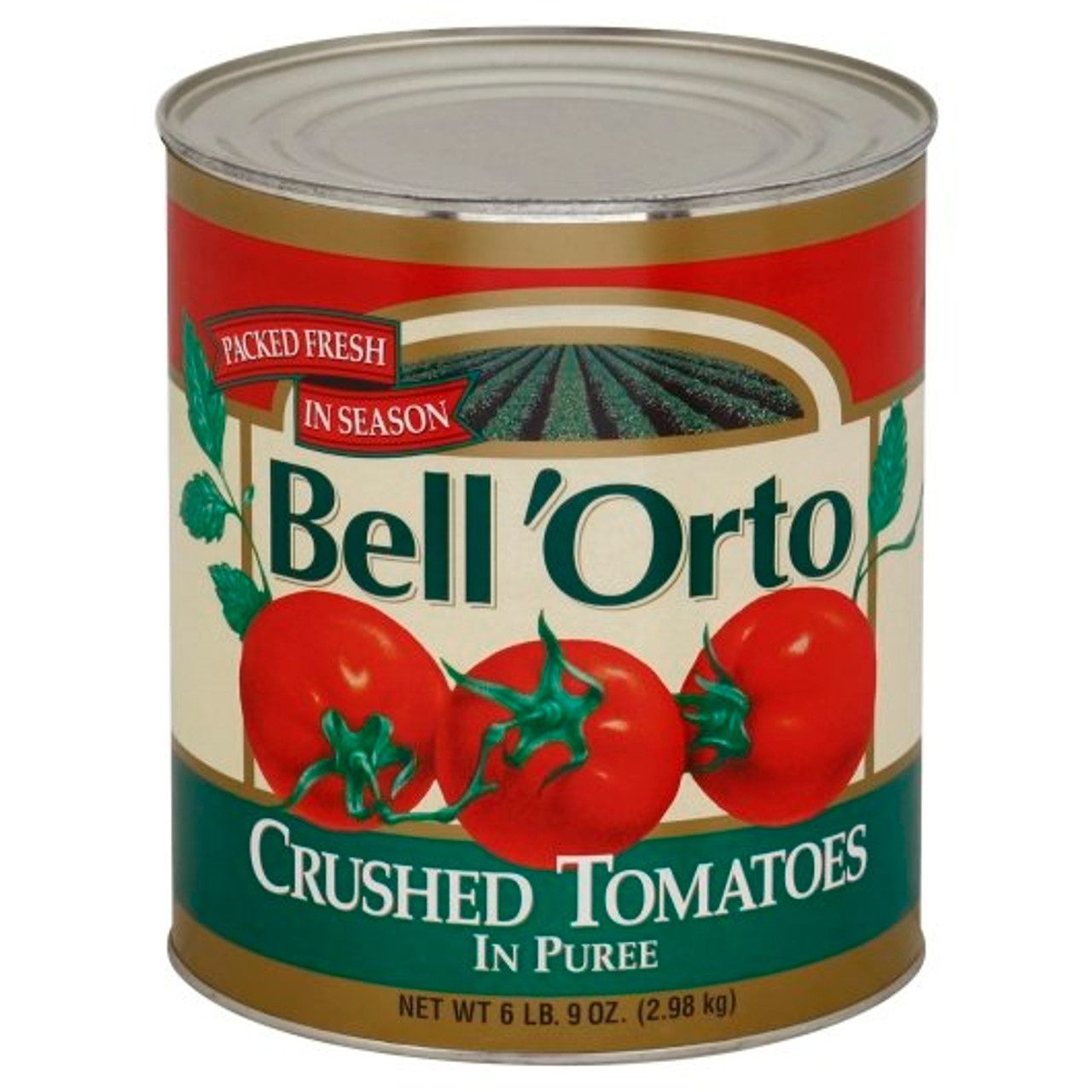 Bell Orto Whole Tomato Puree, 105 Ounce, 6 Per Case