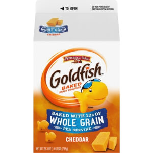 Pepperidge Farms Goldfish Baked Crackers Cheddar Cheese, 26.3 Ounce, 6 Per Case