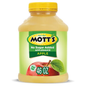 Mott s Unsweetened Applesauce, 46 Ounce, 8 Per Case