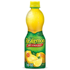 Realemon 100% Lemon Juice, 15 Fluid Ounce, 12 Per Case
