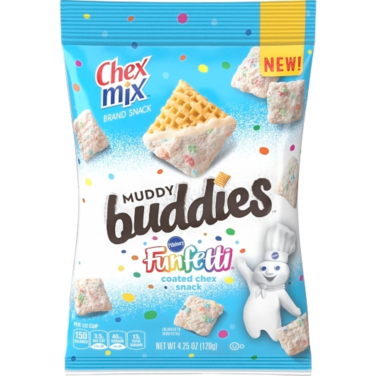 Chex Mix Mud Bud Funfetti, 4.25 Ounce, 7 Per Case