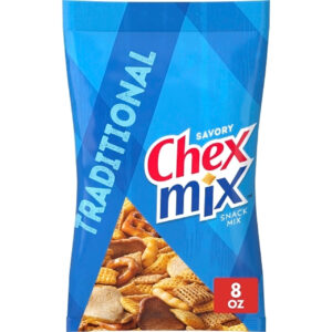 Chex Mix Savory Traditional Snack Mix, 8 Ounce, 12 Per Case