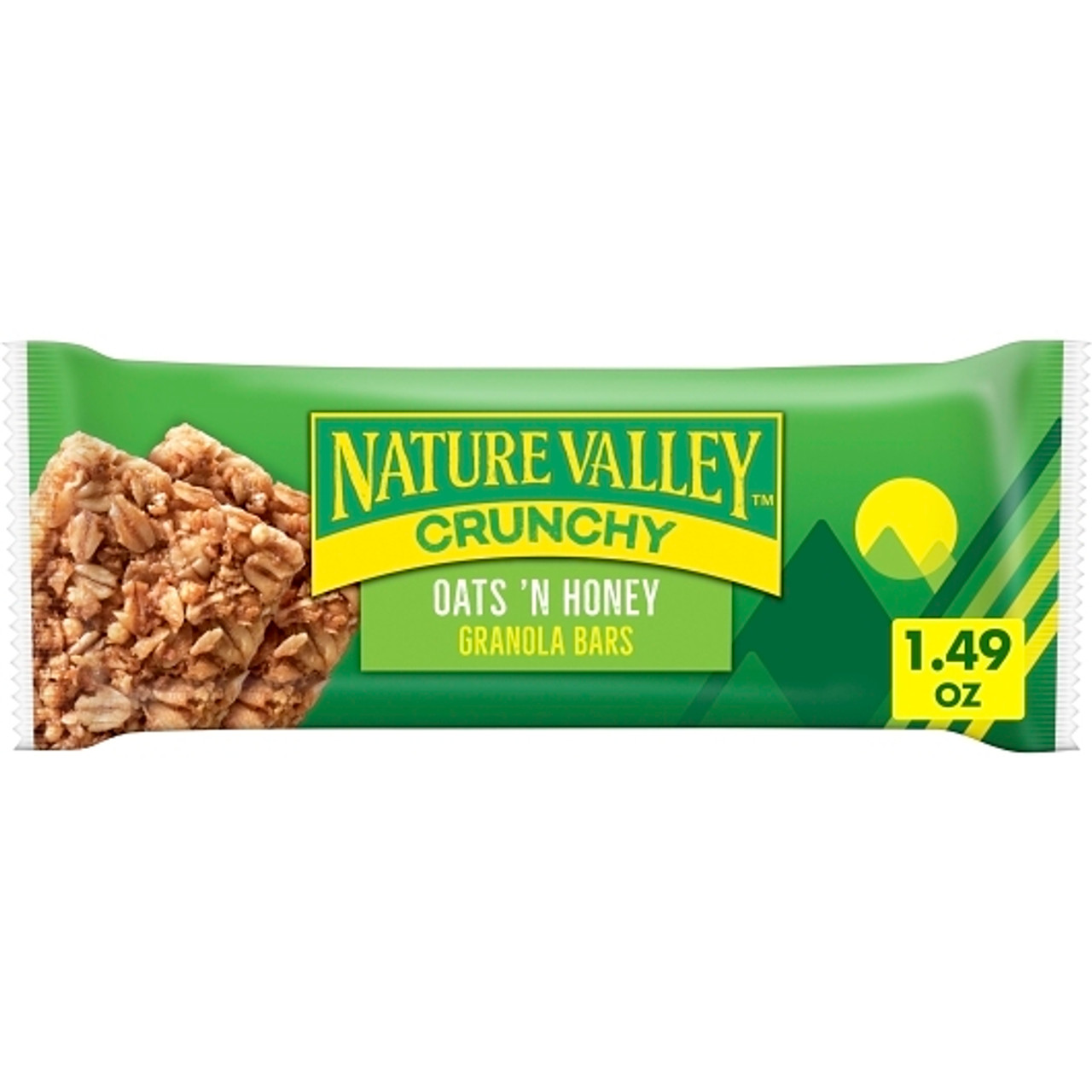 Nature Valley Oats & Honey Crunchy Granola Bar, 1.49 Ounce, 6 Per Pack, 12 Per Case