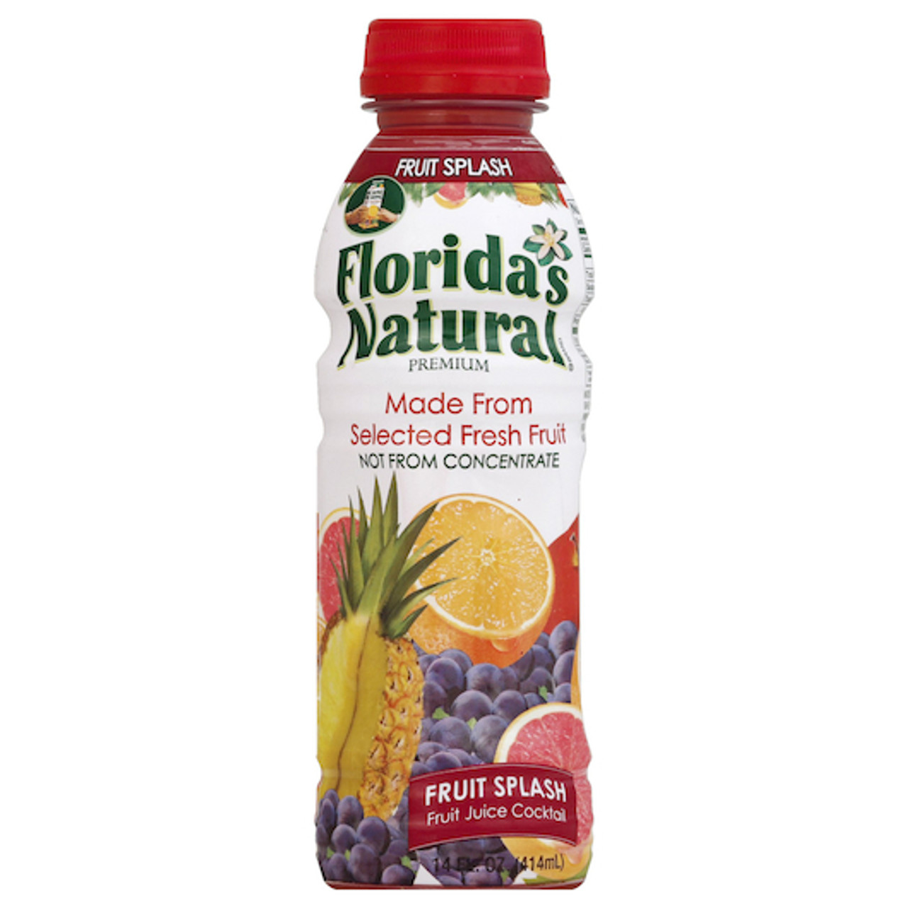 Florida s Natural Premium Fruit Splash, 14 Fluid Ounce, 12 Per Case