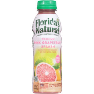 Florida s Natural Pink Grapefruit Splash, 14 Fluid Ounce, 12 Per Case