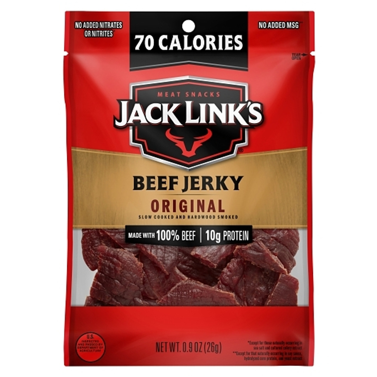 Jack Link s Original Beef Jerky, 0.9 Ounces, 48 Per Case