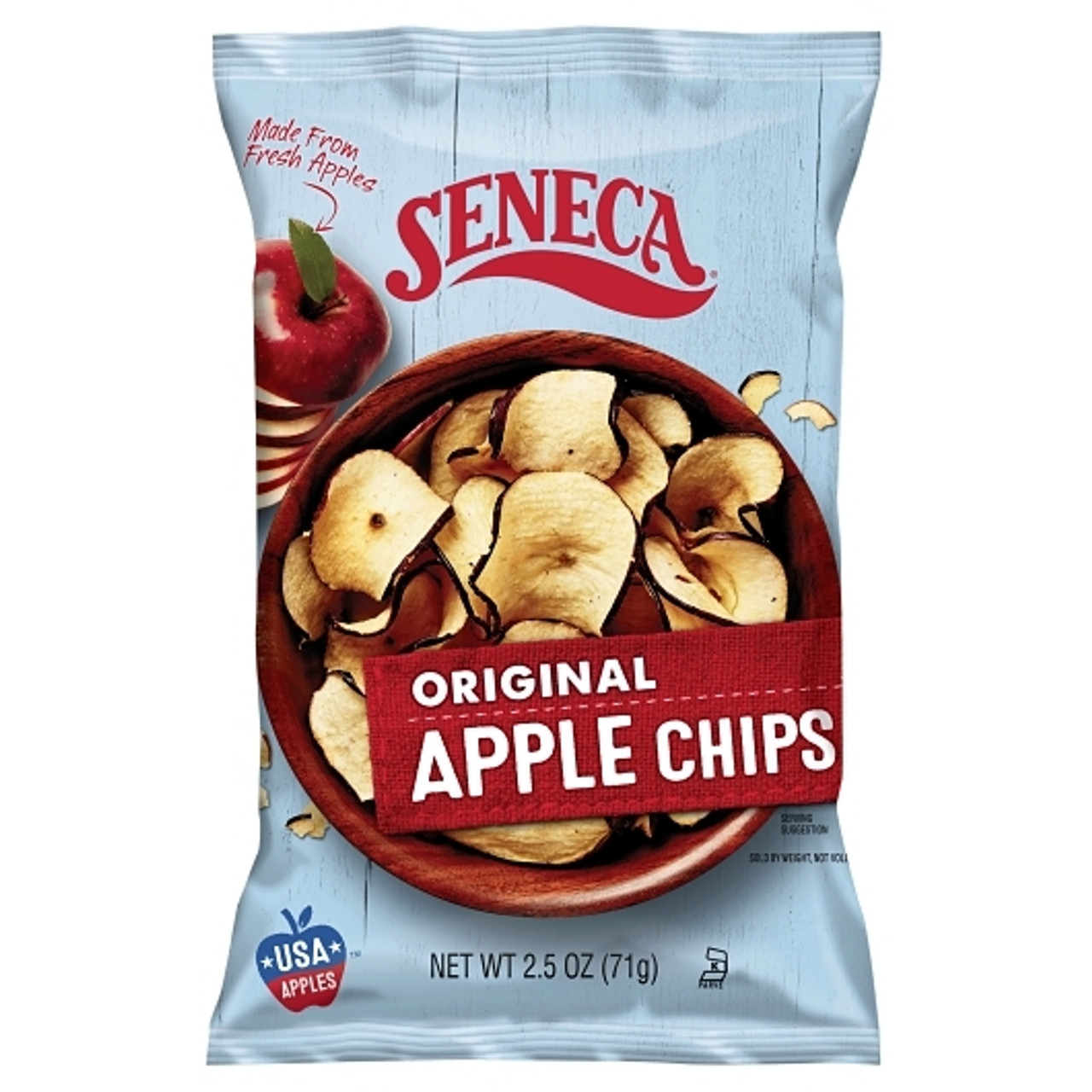 Seneca Original Red Apple Chips, 2.5 Ounce, 12 Per Case