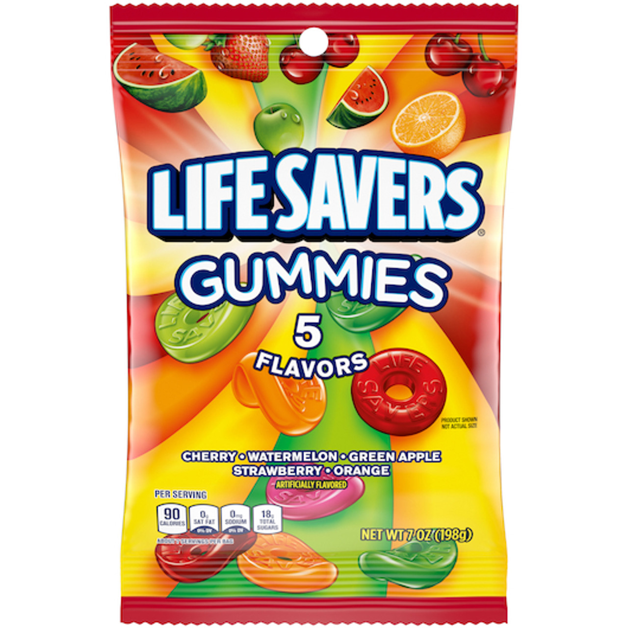 Life Savers Gummies Five Flavors, 7 Oz -- 12 Per Case
