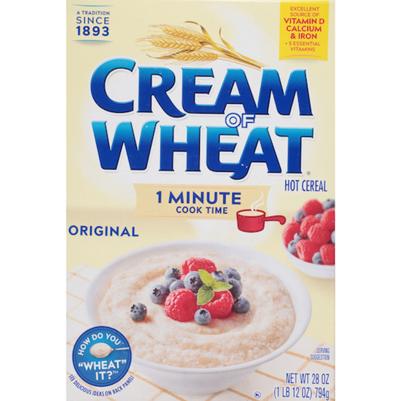 Cream Of Wheat Original Hot Cereal, 28 Ounce, 12 Per Case