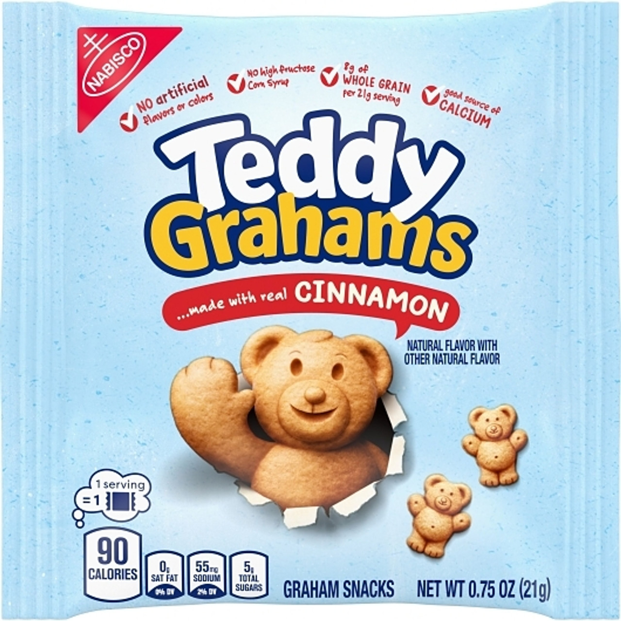Teddy Grahams Cinnamon Cookies, 0.75 Ounce, 150 Per Case