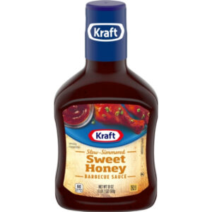 Kraft Hint of Honey Barbecue Sauce, 18 Ounce, 12 Per Case