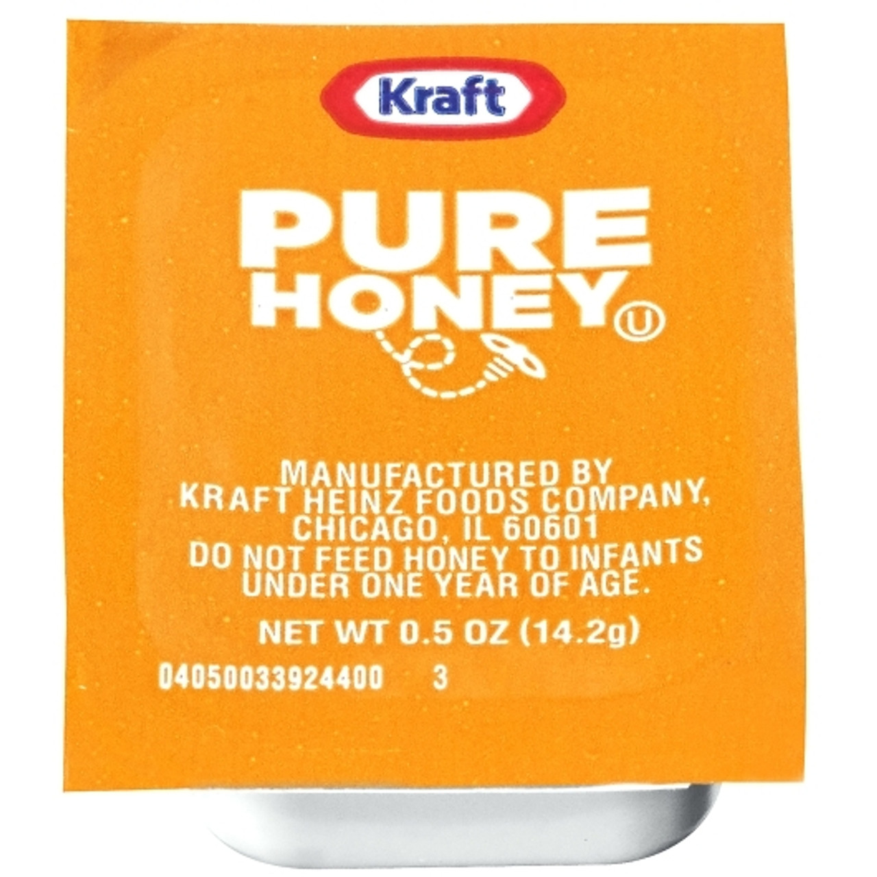 Kraft Pure Honey, 0.5 Ounce, 200 Per Case