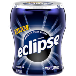 Eclipse Winterfrost Gum Big-E Pack Tray, 60 Piece, 4 Per Box, 4 Per Case