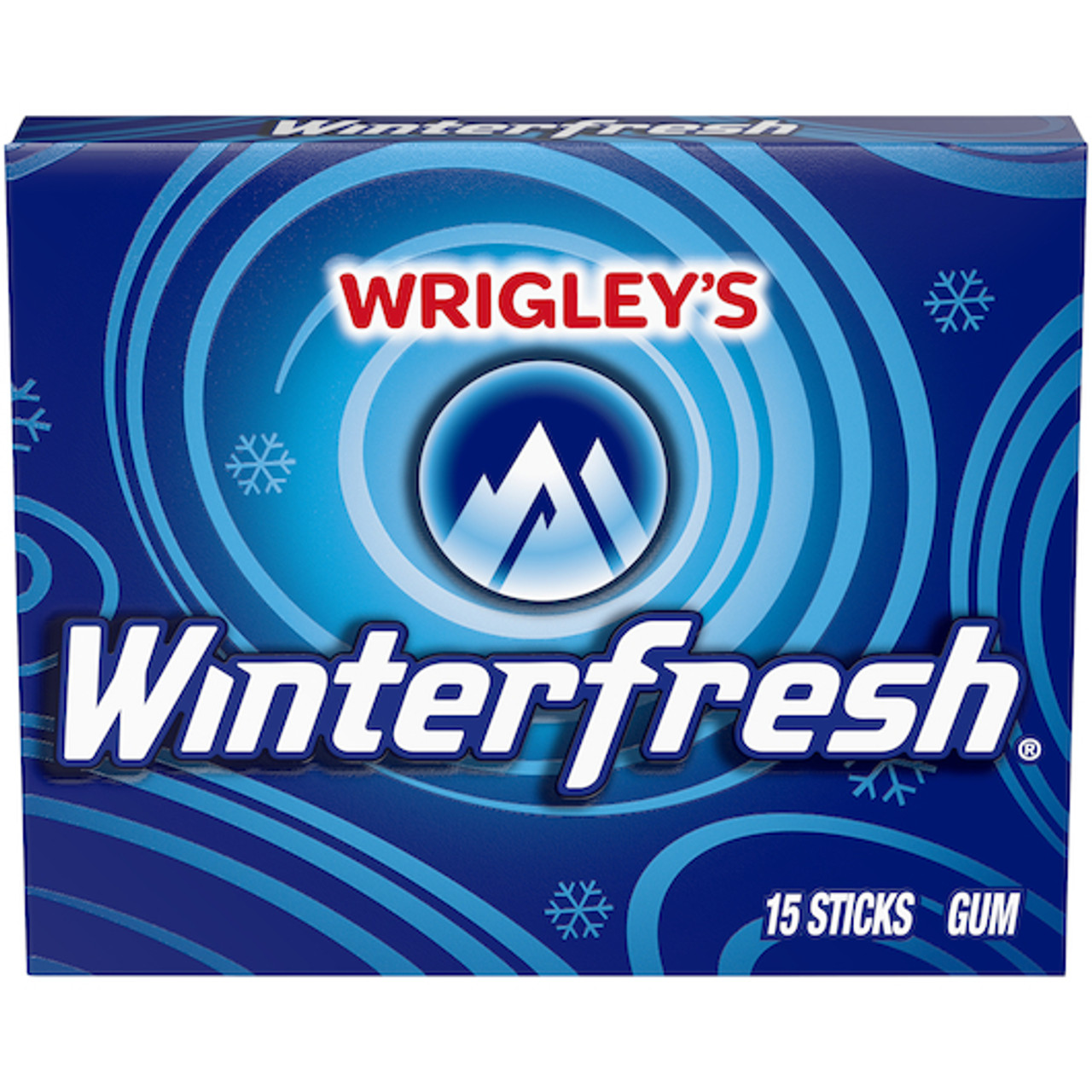 Wrigleys Winterfresh Gum, 15 Piece, 10 Per Box, 12 Per Case