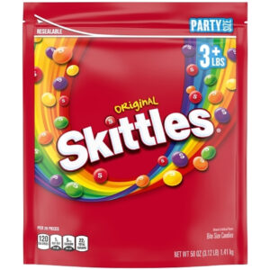 Skittles Original Bite Size Stand Up Pouch, 50 Ounces, 6 Per Case