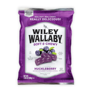 Wiley Wallaby Huckleberry Licorice Candy, 7.05 Ounce, 12 Per Case