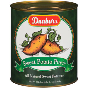 Dunbar Sweet Potato Puree, 6 Per Case