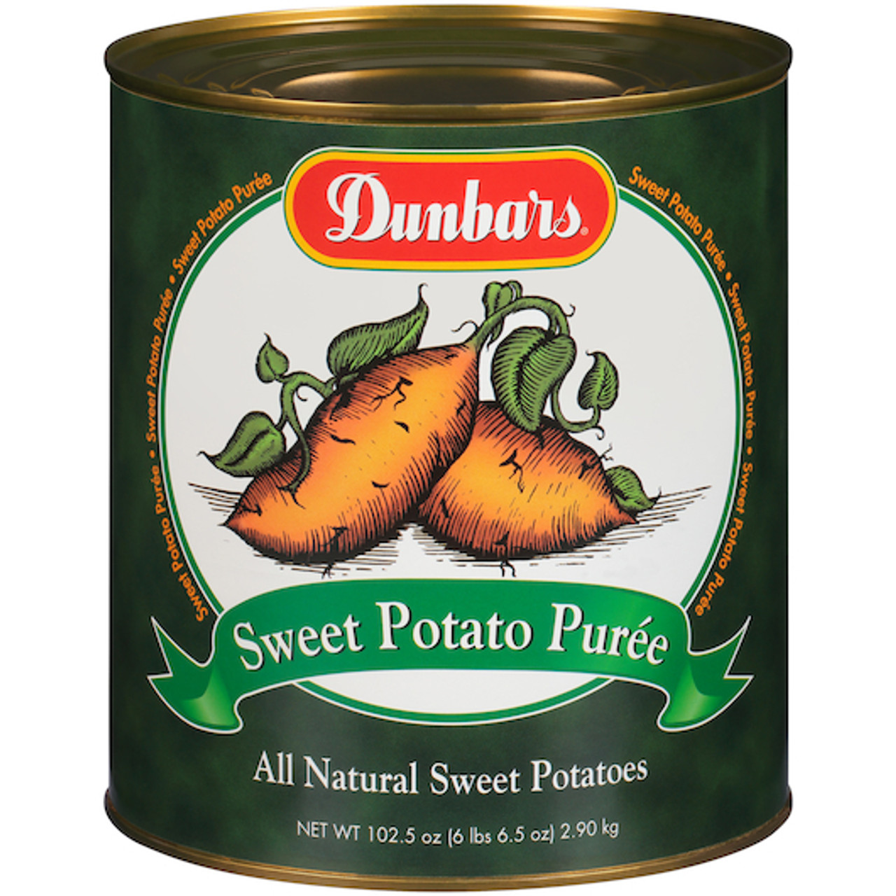 Dunbar Sweet Potato Puree, 6 Per Case