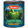 Dunbars Green Strips Sweet Bell Pepper, 102 Ounce, 6 Per Case