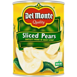 Del Monte Pears Sliced In Heavy Syrup, 15.25 Ounce, 12 Per Case