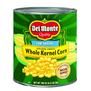 Del Monte Golden Sweet Whole Kernel Corn, 101 Ounce, 6 Per Case