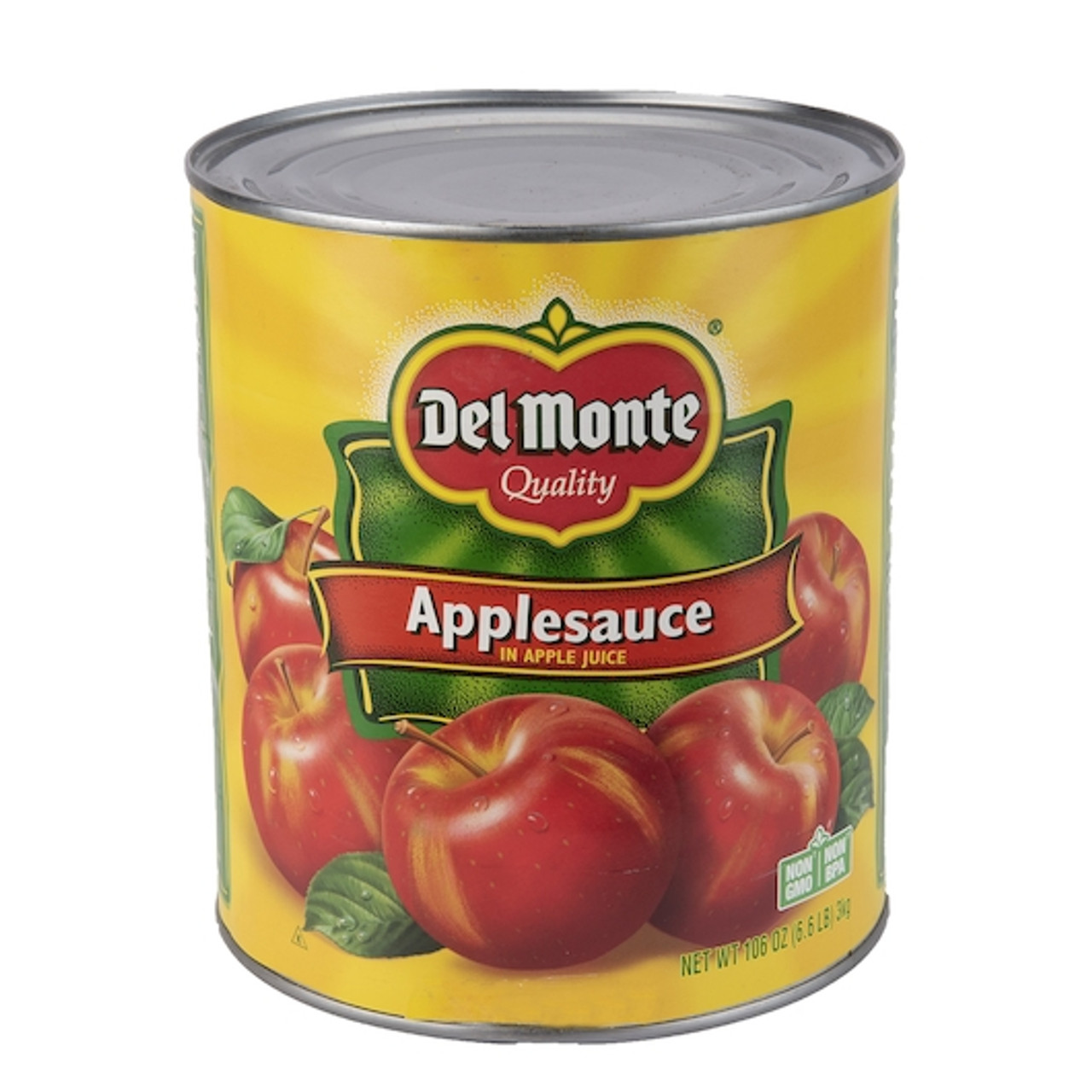 Del Monte Applesauce Blended With Apple Juice, 106 Ounces, 6 Per Case