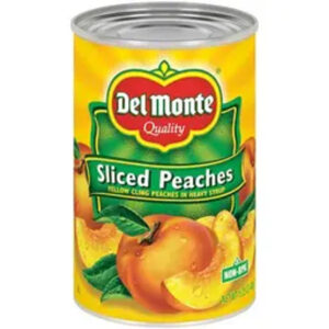 Del Monte Yellow Clingstone Peaches Sliced In Heavy Syrup, 15.25 Ounce, 12 Per Case