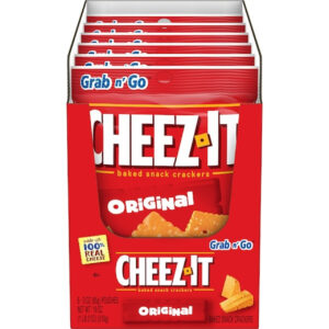 Cheez-It Baked Cheese Crackers Original, 3 Ounce, 36 Per Case