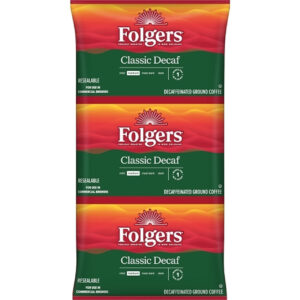 Folgers Decaffeinated Classic Roast Coffee Filter Pack, 1.05 Ounces, 8 Per Case