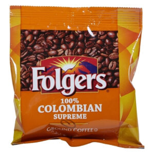 Folgers Caffeinated Fraction Pack Colombian Coffee, 1.75 Ounce, 1 Per Case