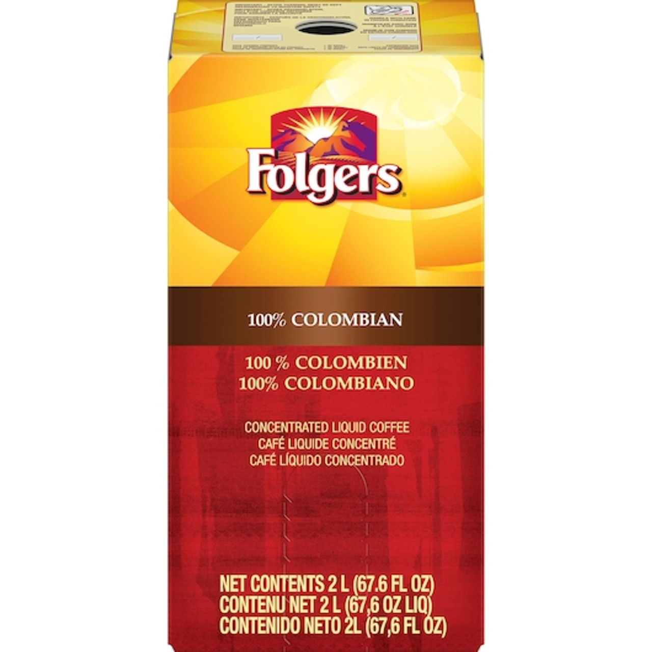 Folgers Colombian Liquid Coffee, 2 Liter, 2 Per Case