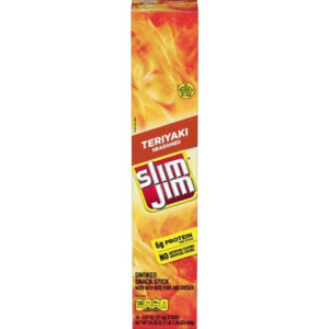 Slim Jim Teriyaki Seasoned, 0.97 Ounces, 144 Per Case