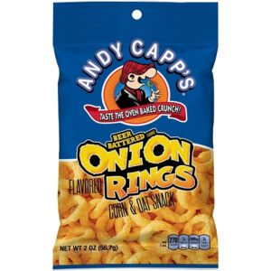 Andy Capp Beer Battered Onion Rings Baked, 2 Ounces, 12 Per Case