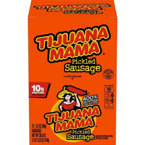 Penrose Pickled Sausage Tijuana Mama, 2.4 Ounce, 12 Per Pack, 6 Per Case