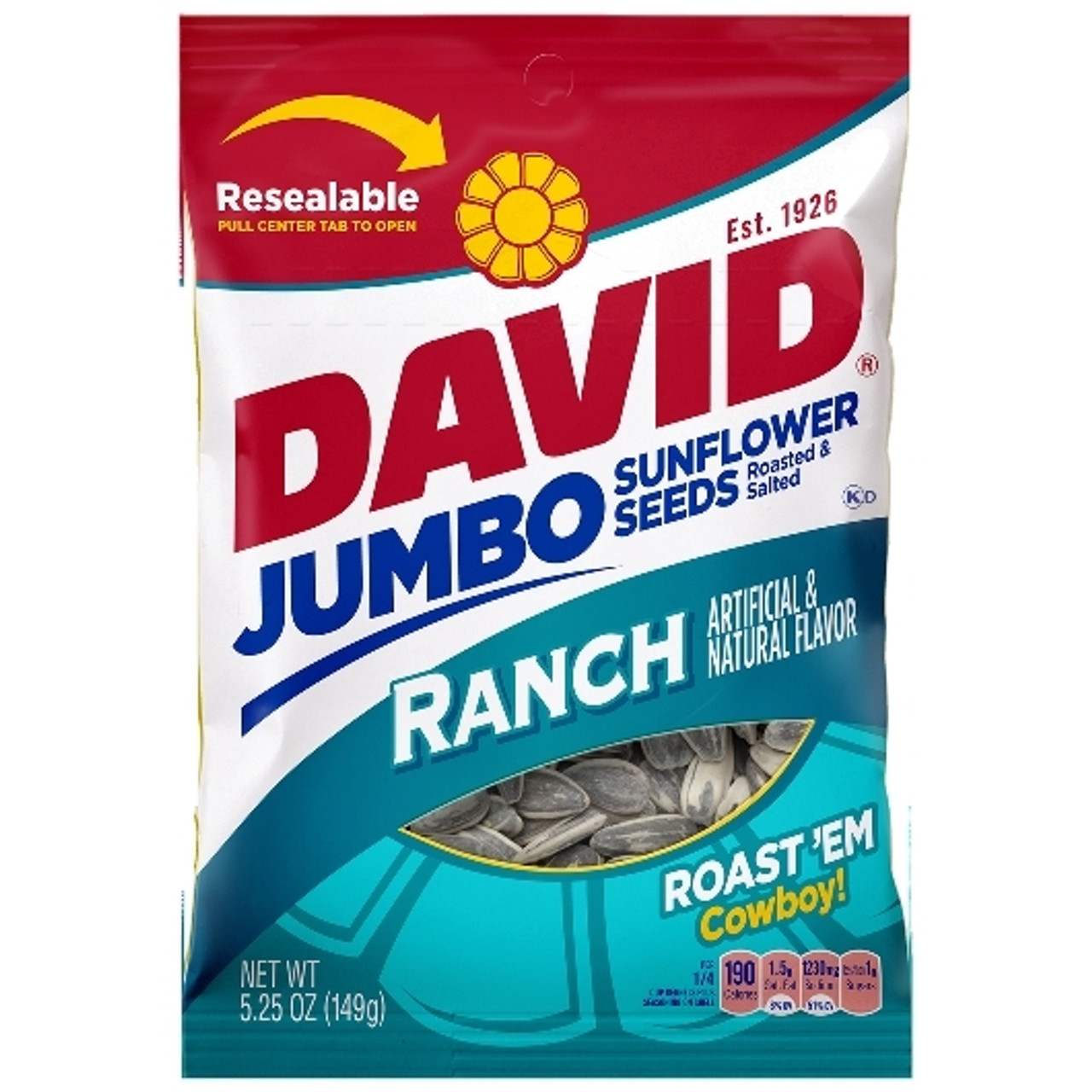 Conagra David Ranch Sunflower Seed, 5.25 Ounce