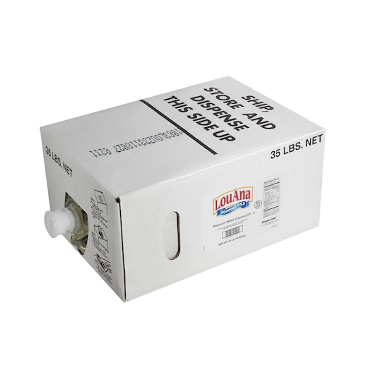 Lou Ana No Trans Fat Coconut Oil White Bag In Box, 35 Pounds