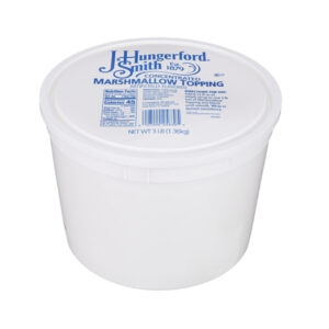 Jhs Marshmallow Topping Tubs, 3 Pounds, 4 Per Case