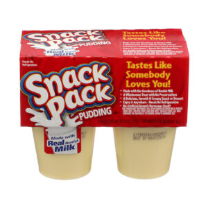 Snack Pack Pudding Vanilla, 0.875 Pound, 12 Per Case