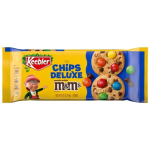Keebler Chips Deluxe Minis Rainbow M&M s Cookies, 9.75 Ounce, 12 Per Case