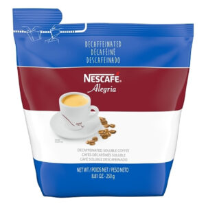 Nescafe Alegria Decaffeinated Soluble Coffee, 8.82 Ounces, 4 Per Case