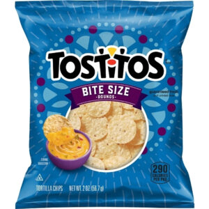 Tostitos Bite Size Rounds Tortilla Chips, 2 Ounce, 64 Per Case