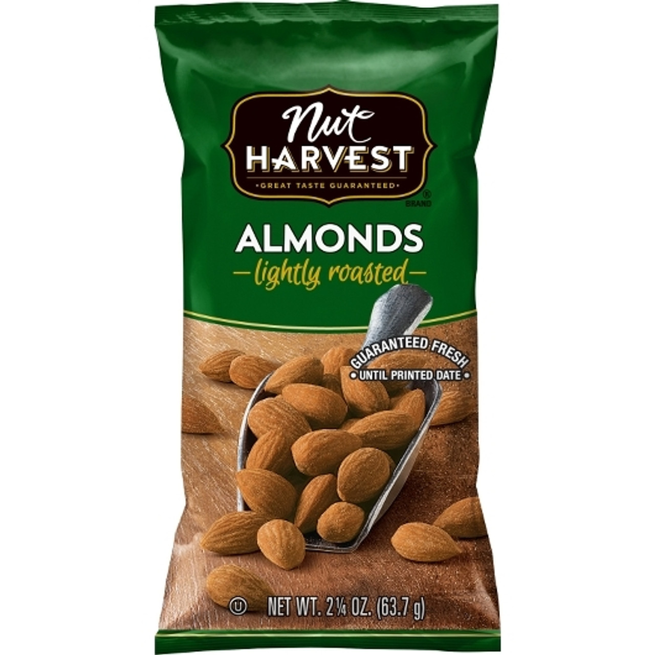 Nut Harvest Almonds, 2.25 Ounce, 48 Per Case
