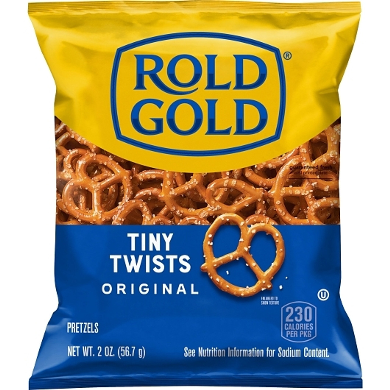 Rold Gold Tiny Twists Pretzel Bags, 2 Ounce, 64 Per Case