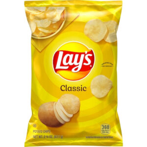 Lays Regular Potato Chips, 2.25 Ounce, 24 Per Case