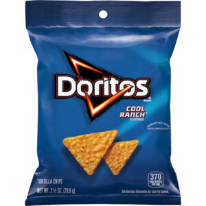 Doritos Cool Ranch Tortilla Chips, 2.5 Ounce, 24 Per Case