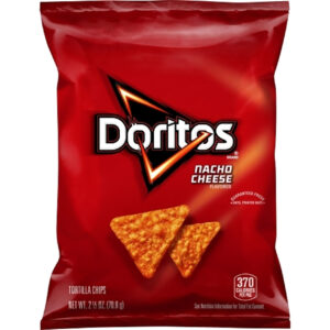 Doritos Nacho Cheese Tortilla Chips, 2.5 Ounce, 24 Per Case