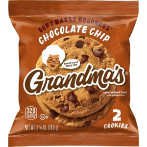 Grandma s Big Chocolate Chip Cookie, 2.5 Ounce, 60 Per Case